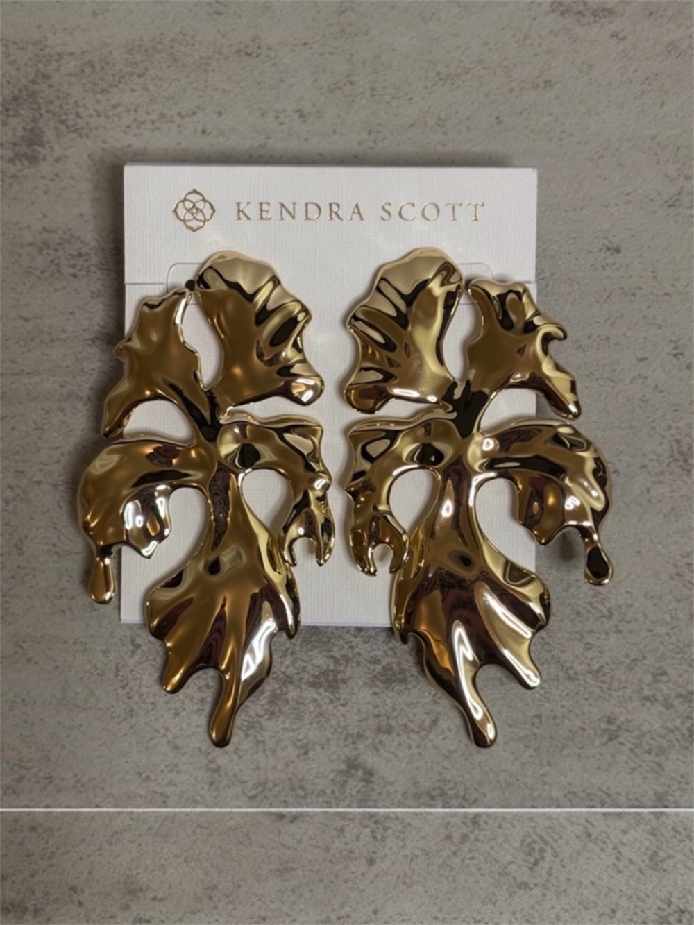 Kendra Scott Gold Savannah Statement Earrings